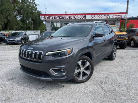 2019 Jeep Cherokee for sale at Always Approved Autos in Tampa FL
