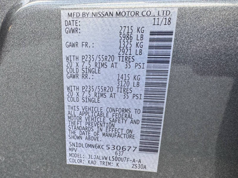 2019 Infiniti QX60 Luxe