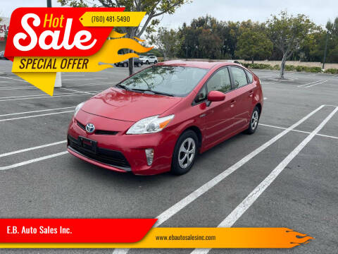 2013 Toyota Prius for sale at E.B. Auto Sales Inc. in Vista CA