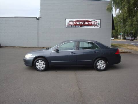 2007 Honda Accord for sale at Motion Autos in Longview WA