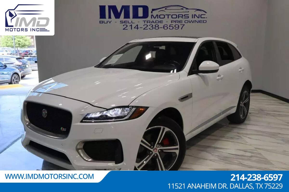 2020 Jaguar F-PACE for sale at IMD MOTORS, INC in Dallas, TX