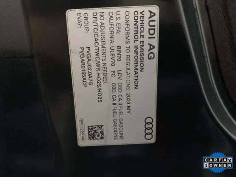 2023 Audi A5 Sportback quattro S line Prem Plus 45 TFSI