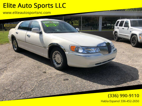 2002 Lincoln Town Car for sale at Elite Auto Sports LLC in Wilkesboro NC