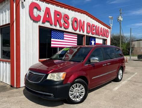 2012 Chrysler Town and Country for sale at Cars On Demand 2 in Pasadena TX