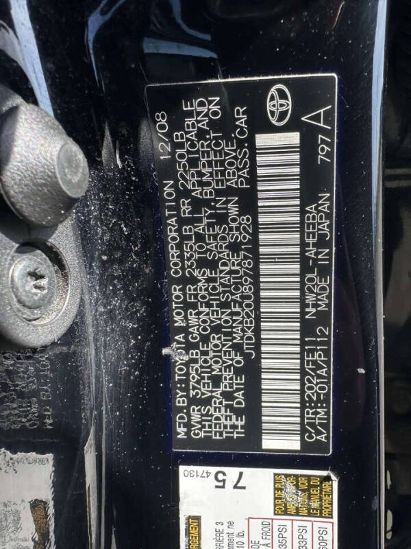 2009 Toyota Prius Standard