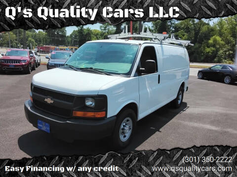 2015 Chevrolet Express for sale at Q's Quality Cars LLC in Capitol Heights MD