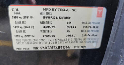 2018 Tesla Model X 75D