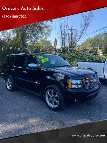 2010 Chevrolet Tahoe for sale at Orazzi's Auto Sales in Greenfield Township PA