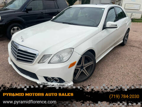 2010 Mercedes-Benz E-Class for sale at PYRAMID MOTORS AUTO SALES in Florence CO