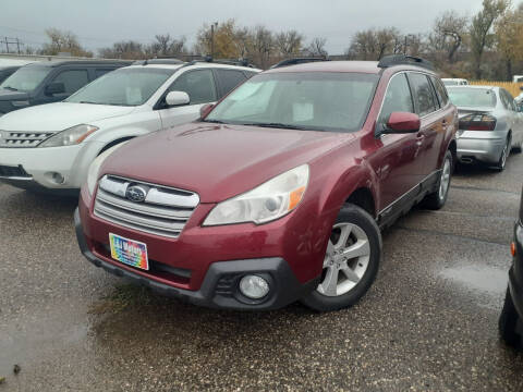 2013 Subaru Outback for sale at L & J Motors in Mandan ND