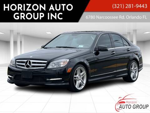 2011 Mercedes-Benz C-Class for sale at HORIZON AUTO GROUP INC in Orlando FL