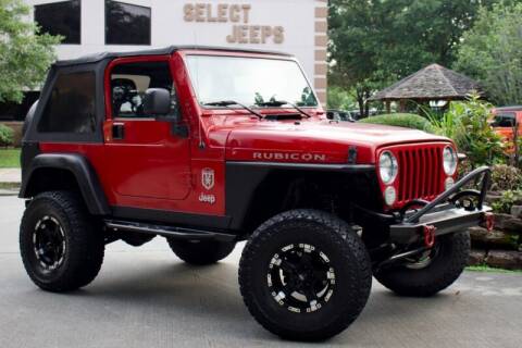 2003 Jeep Wrangler for sale at SELECT JEEPS INC in League City TX