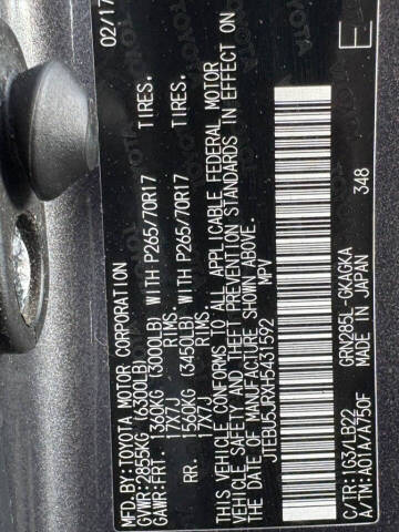 2017 Toyota 4Runner SR5 Premium