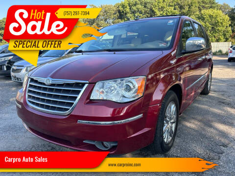 2010 Chrysler Town and Country for sale at Carpro Auto Sales in Chesapeake VA