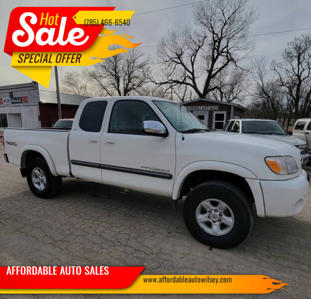 2006 Toyota Tundra for sale at AFFORDABLE AUTO SALES in Wilsey KS