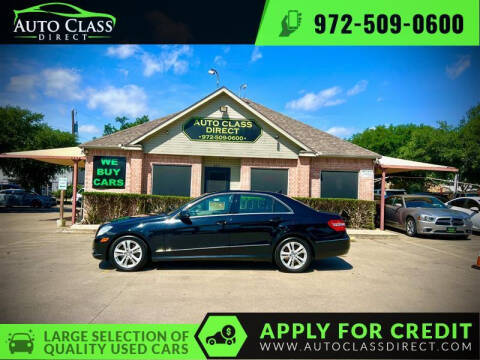 2011 Mercedes-Benz E-Class for sale at Auto Class Direct in Plano TX