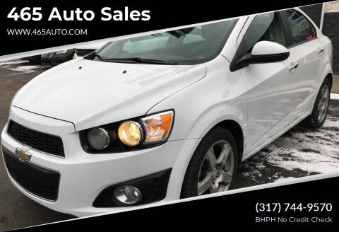 2015 Chevrolet Sonic for sale at 465 Auto Sales in Indianapolis IN