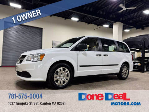 2014 Dodge Grand Caravan for sale at DONE DEAL MOTORS in Canton MA