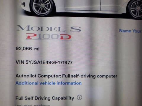 2016 Tesla Model S P100D