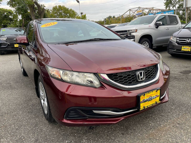 Used 2013 Honda Civic LX with VIN 19XFB2F5XDE068726 for sale in Passaic, NJ