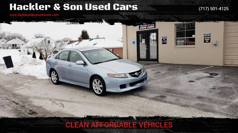 2004 Acura TSX for sale at Hackler & Son Used Cars in Red Lion PA