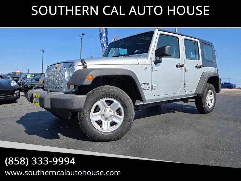 2010 Jeep Wrangler Unlimited for sale at SOUTHERN CAL AUTO HOUSE in San Diego CA