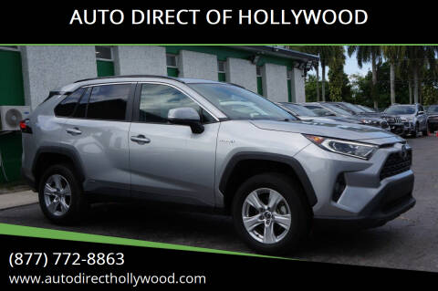 2020 Toyota RAV4 Hybrid for sale at AUTO DIRECT OF HOLLYWOOD in Hollywood FL