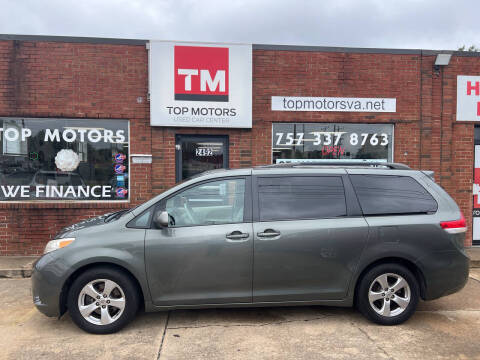 2013 Toyota Sienna for sale at Top Motors LLC in Portsmouth VA