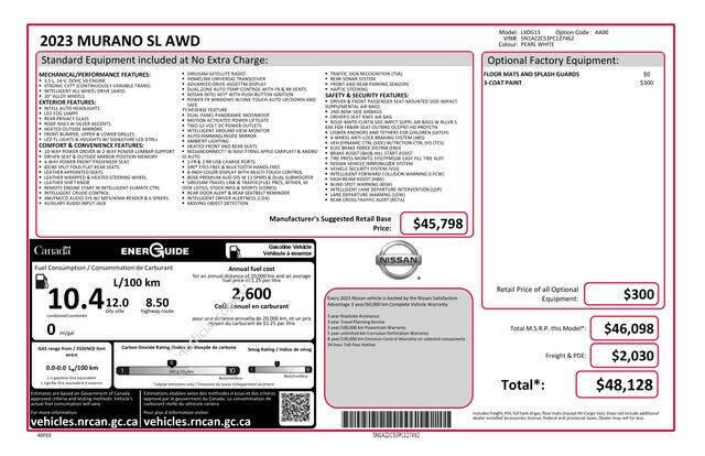 2023 Nissan Murano SL