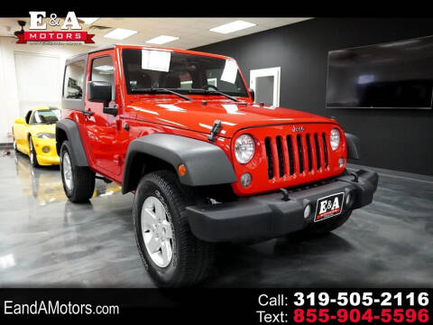 2014 Jeep Wrangler for sale at E&A Motors in Waterloo IA