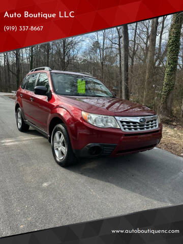 2013 Subaru Forester for sale at Auto Boutique LLC in Youngsville NC