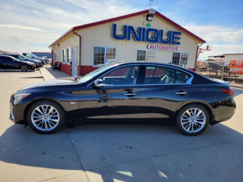 2019 Infiniti Q50 for sale at UNIQUE AUTOMOTIVE "BE UNIQUE" in Garden City KS