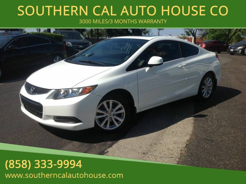 2012 Honda Civic for sale at SOUTHERN CAL AUTO HOUSE CO in San Diego CA