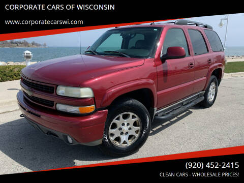 2005 Chevrolet Tahoe for sale at CORPORATE CARS OF WISCONSIN in Sheboygan WI