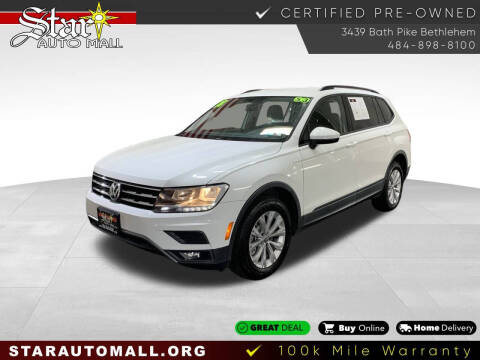 2018 Volkswagen Tiguan for sale at STAR AUTO MALL 512 in Bethlehem PA