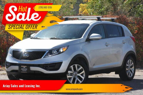 2016 Kia Sportage for sale at Ariay Sales and Leasing Inc. in Denver CO