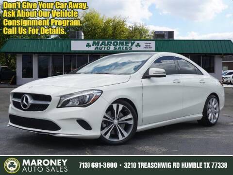 2018 Mercedes-Benz CLA for sale at Maroney Auto Sales in Humble TX