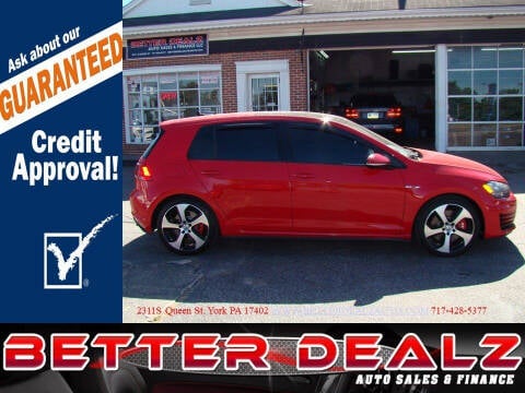 2017 Volkswagen Golf GTI for sale at Better Dealz Auto Sales & Finance in York PA