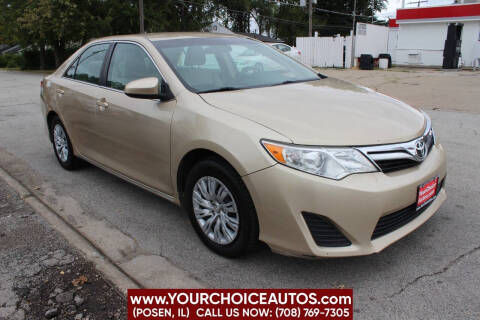 2012 Toyota Camry for sale at Your Choice Autos in Posen IL