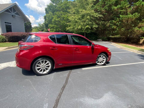 2011 Lexus CT 200h for sale at Paramount Autosport in Kennesaw GA