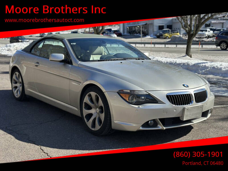 2005 BMW 6 Series for sale at Moore Brothers Inc in Portland CT