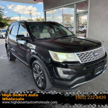 2016 Ford Explorer for sale at High Desert Auto Wholesale in Albuquerque NM