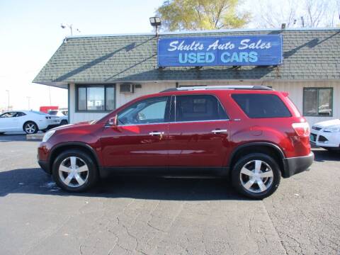 2011 GMC Acadia for sale at SHULTS AUTO SALES INC. in Crystal Lake IL