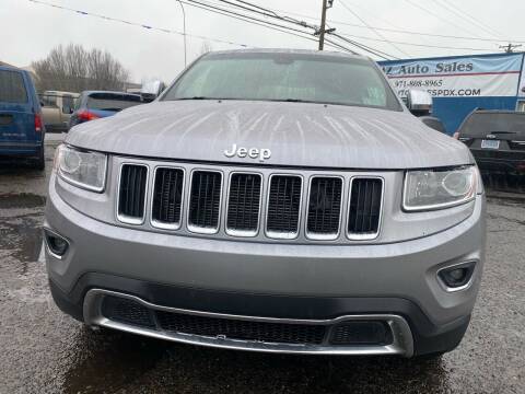 2014 Jeep Grand Cherokee for sale at JZ Auto Sales in Happy Valley OR