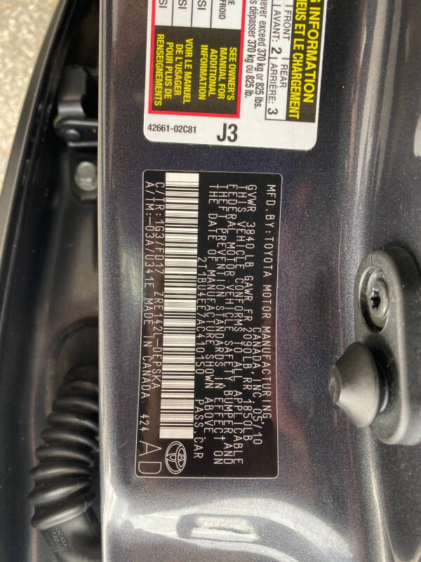 2010 Toyota Corolla S