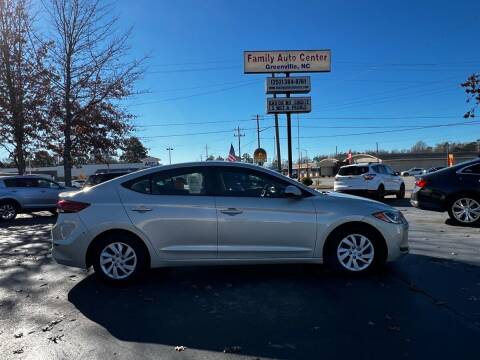 2017 Hyundai Elantra for sale at FAMILY AUTO CENTER in Greenville NC