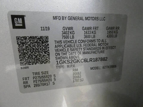 2020 GMC Yukon XL SLT