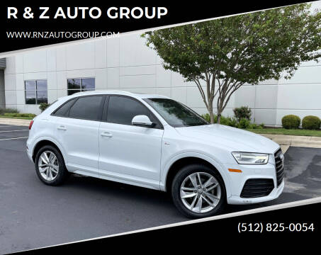 2018 Audi Q3 for sale at R & Z AUTO GROUP in Austin TX