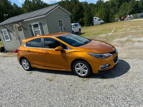 2017 Chevrolet Cruze for sale at Billy Ballew Motorsports in Dawsonville GA