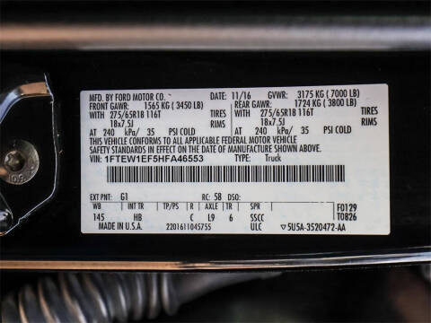 2017 Ford F-150 Lariat